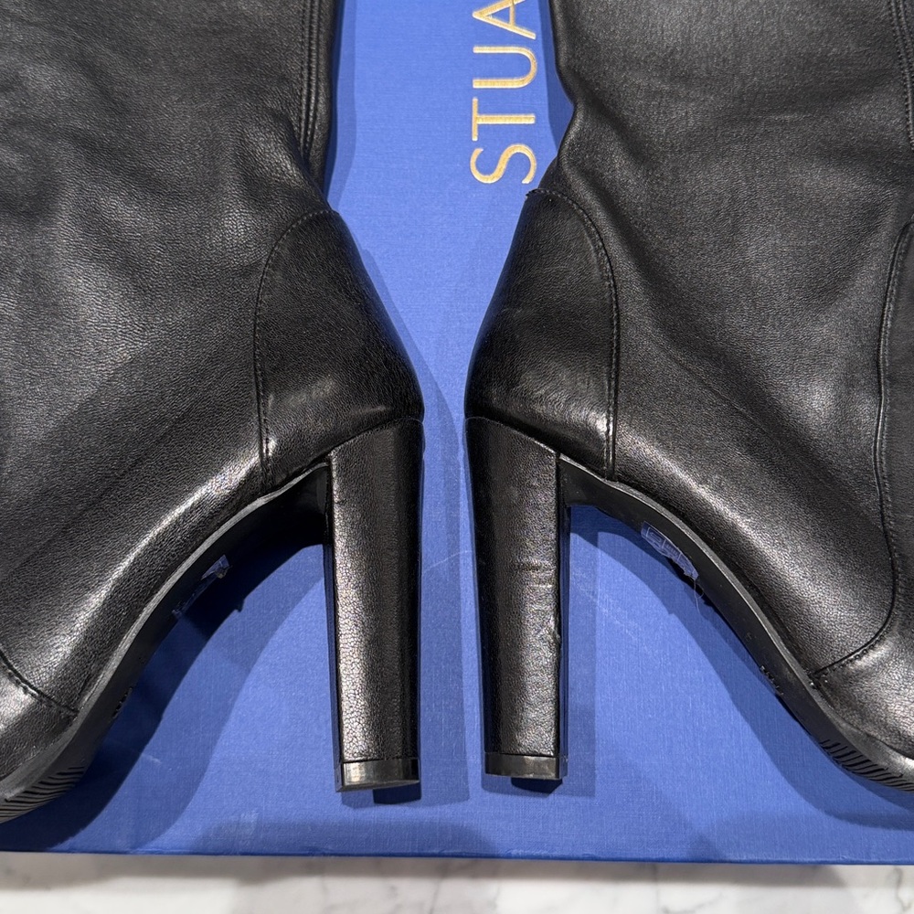 Stuart Weitzman Over the Knee leather boots - Picture 9 of 13